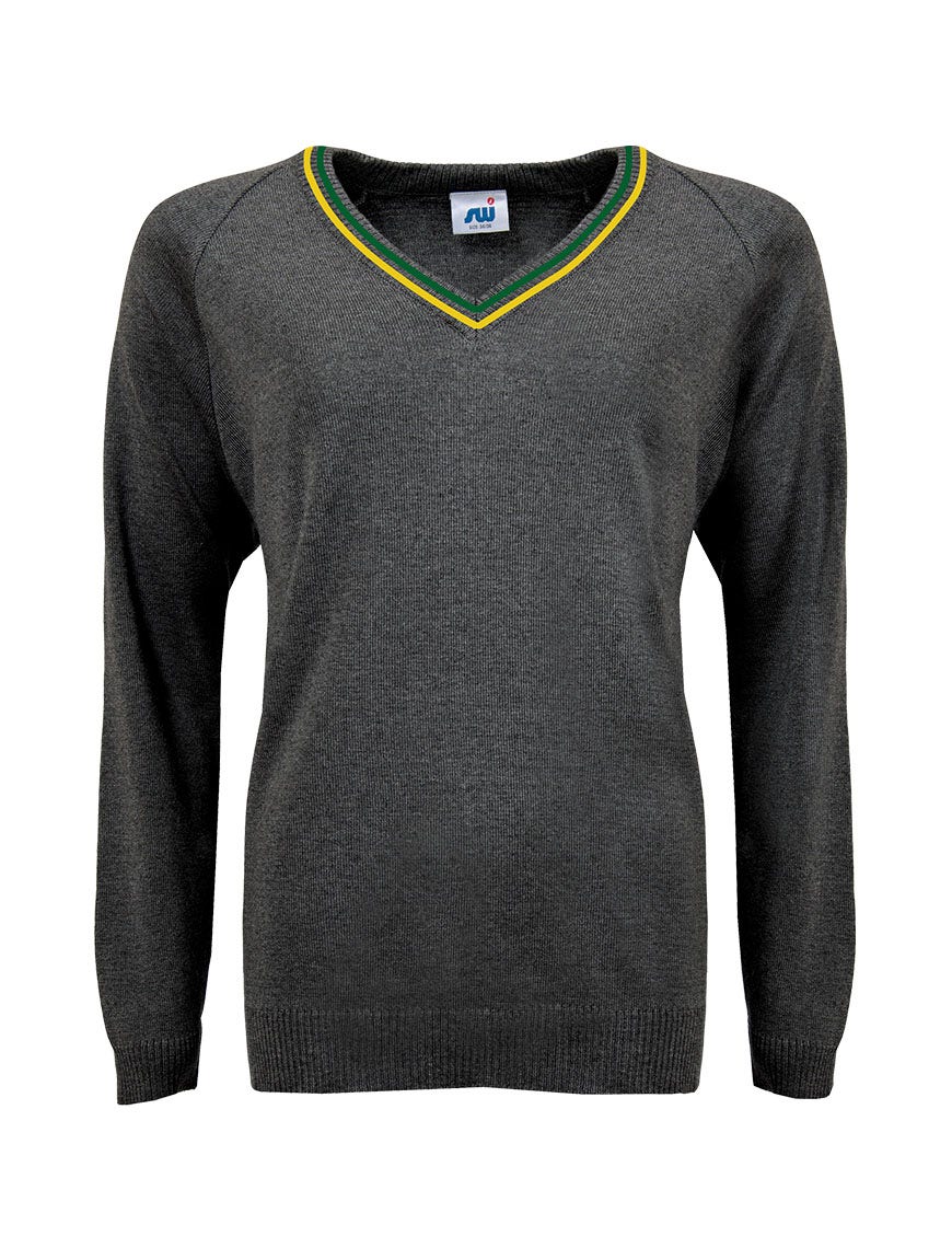 Grey school jumper top
