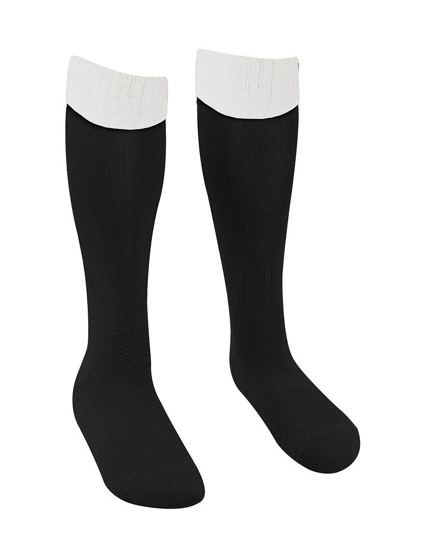 Black knee store high sports socks