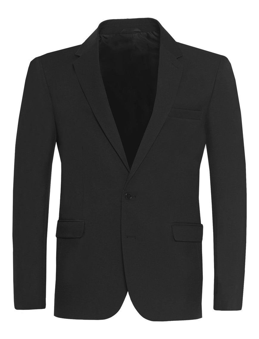 Boys plain black coat hot sale