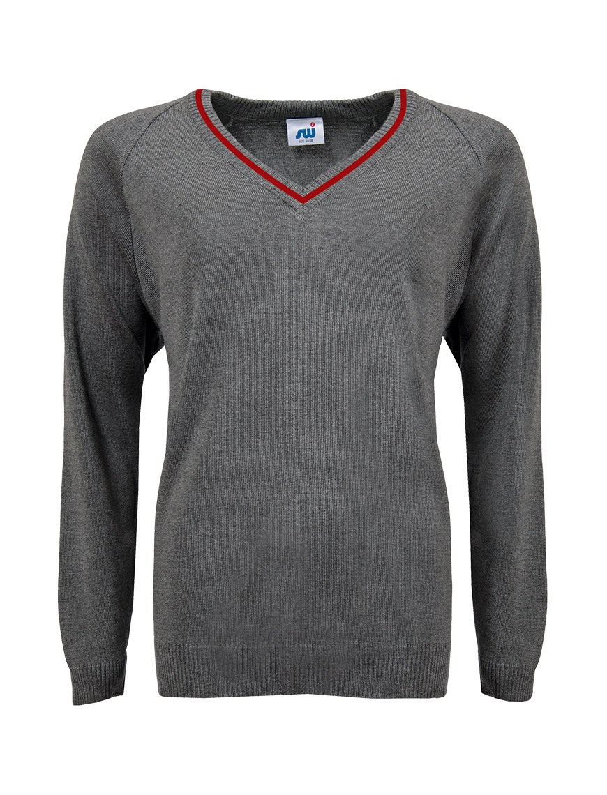 Dark grey school jumper cheap