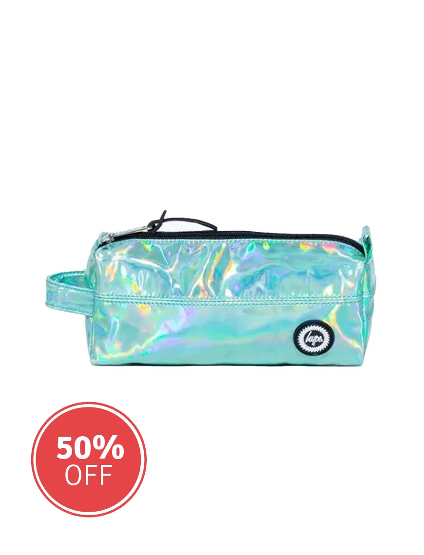 Hype Holographic Pencil Case Mint